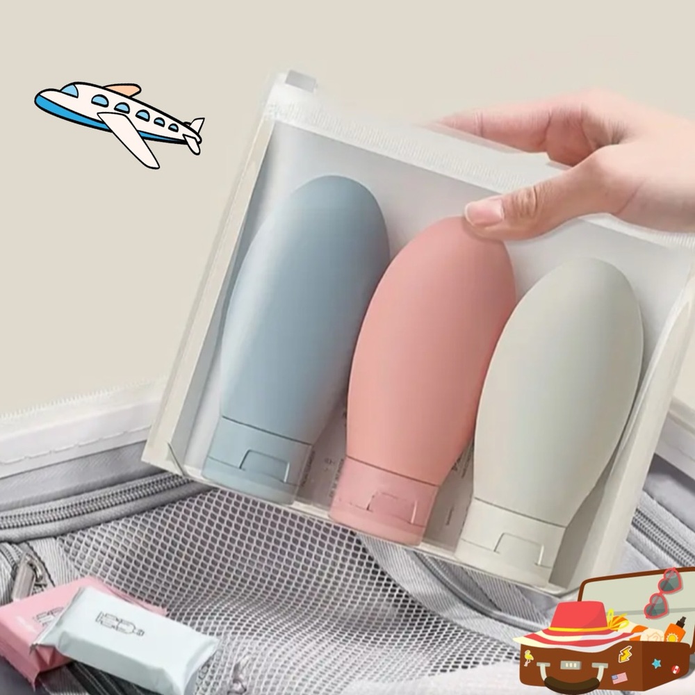 Travel Bottle Set For Toiletries, Travel Size Set,  Portable Leakproof, …